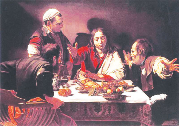 Caravaggio-cena-in-Emmaus