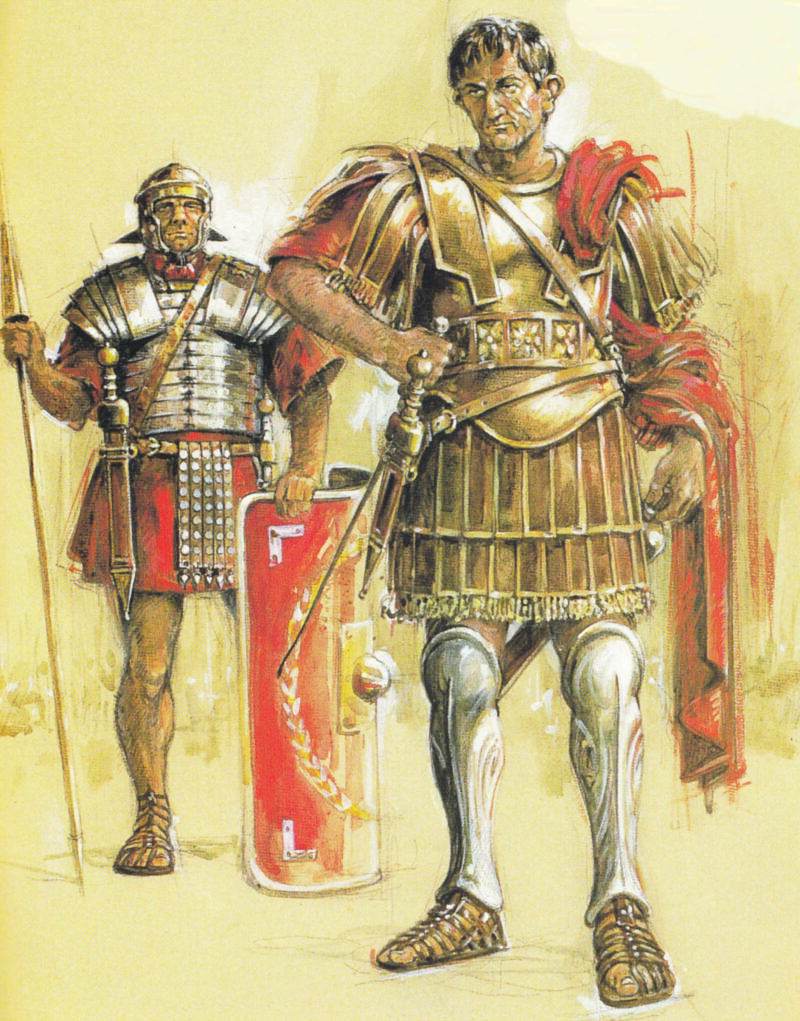 Centurione e soldato romano 2